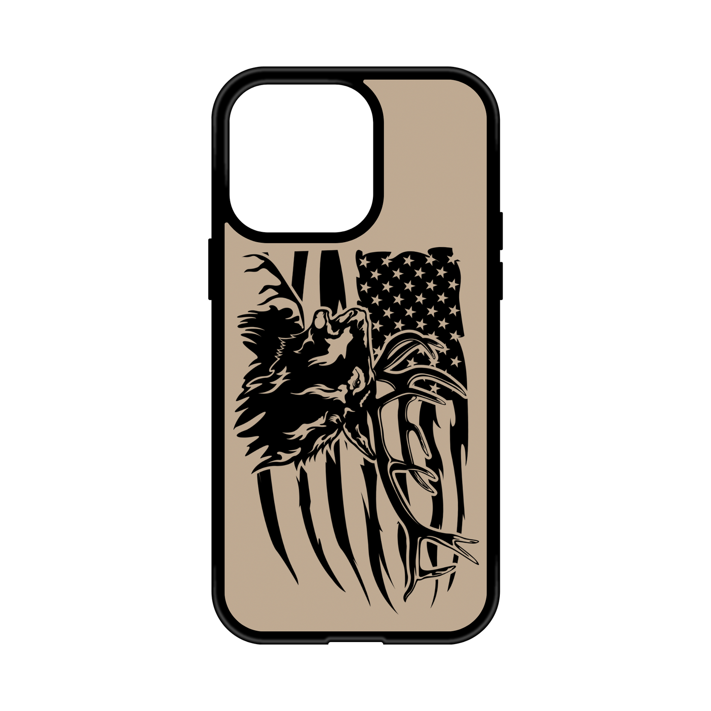 Elk Flag Hunting MagSafe Compatible Phone Case