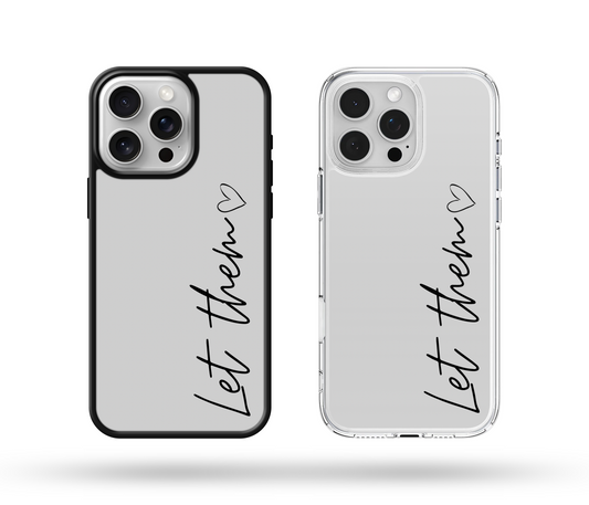 Grey Let Them MagSafe Compatible Phone Case