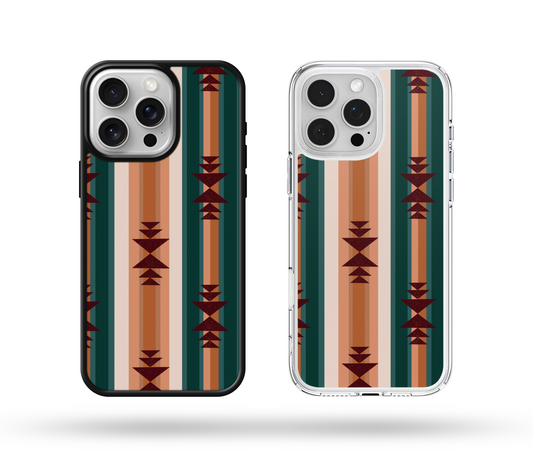 Wild Auburn Aztec MagSafe Compatible Phone Case