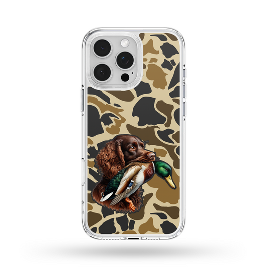 Camo Boykin Duck Hunting MagSafe Compatible Phone Case